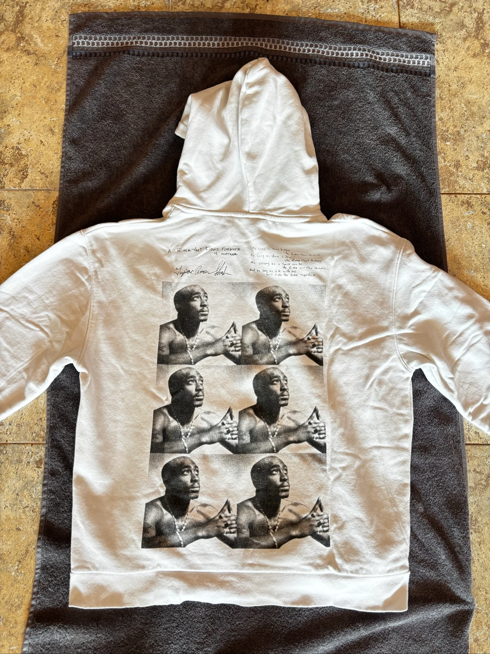Witte tupac-trui maat M – photo 2